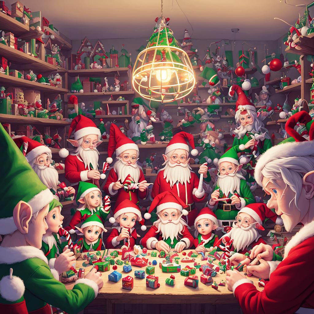 elf workshop Christmas