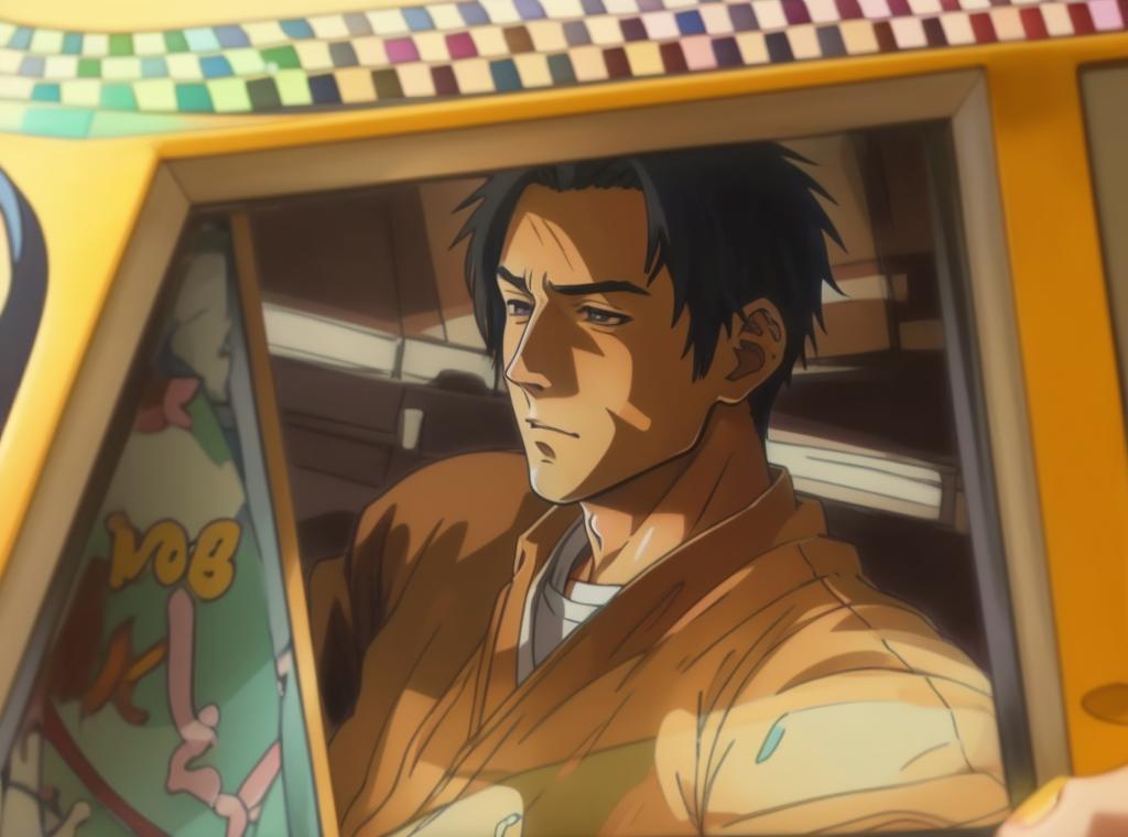 man anime photo filter