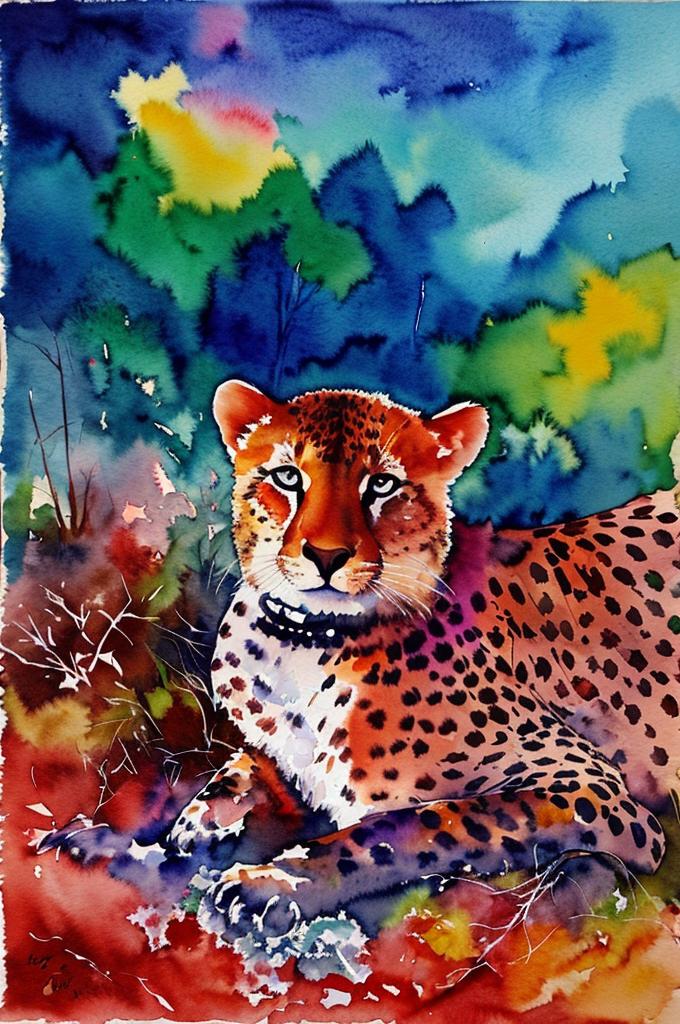 How to create watercolor art